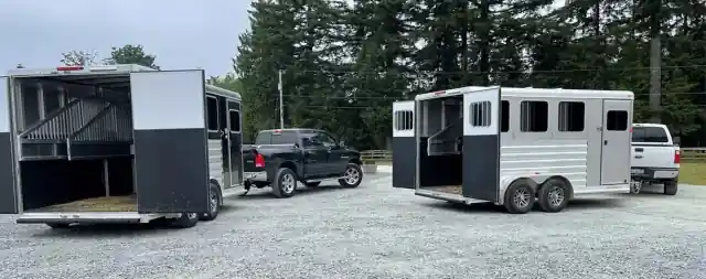 Horse trailers available for rent